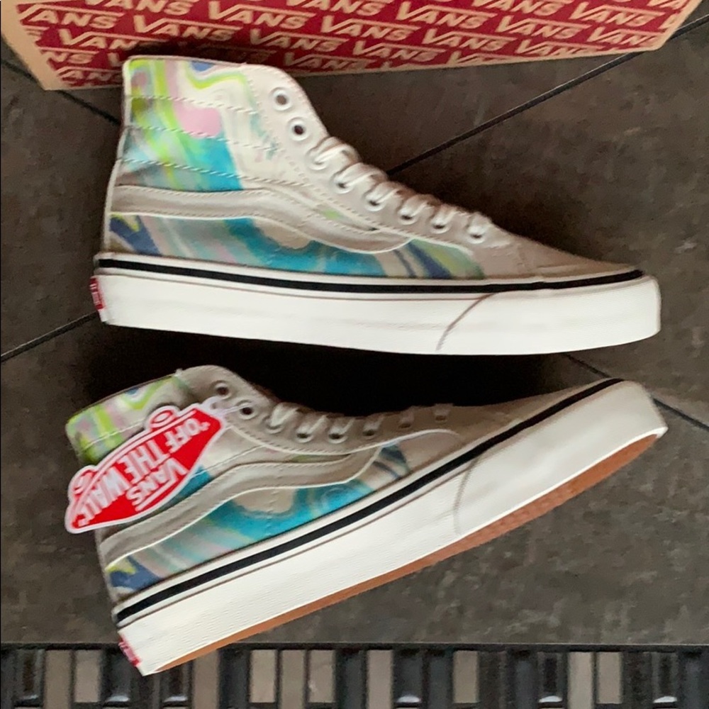 VANS SK8-Hi 138 DECON RESIN SWIRL Marshmallow WMNS - Picture 5 of 16